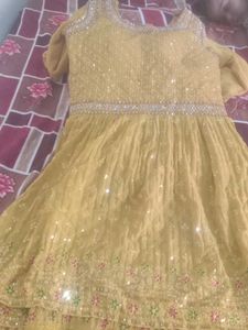 Yellow Embroidered Kurta Set
