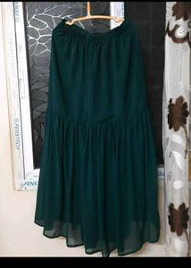 Green Chevron Dress