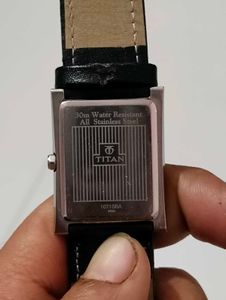 Titan leather Strap Watch