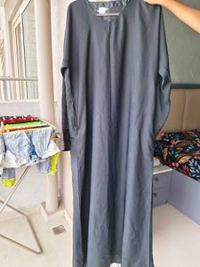 Elegant Black Abaya with hijab