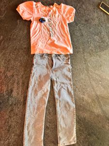 Kids Outfit: Top & Jeans 👖