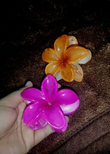 Flower Hair Clips - Set of 2