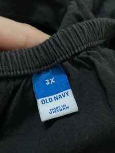 Old Navy Imported New Black Off--Shoulder Maxi