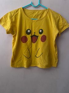 Pokemon Yellow Crop Top