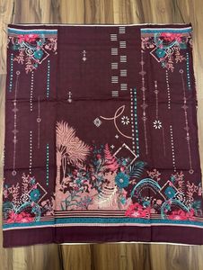 unstiched  Printed winter fabric, dress, material