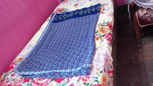 Blue Floral Saree
