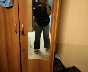 torned denim jean