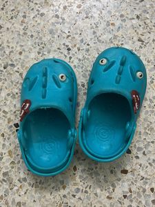 Cute Blue Character Clogs