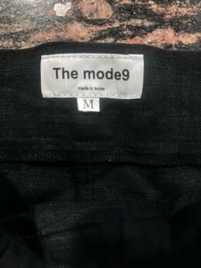 High Waist Linen Short
