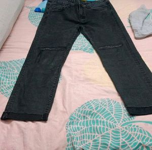 Charcoal black jeans with waist 30-32