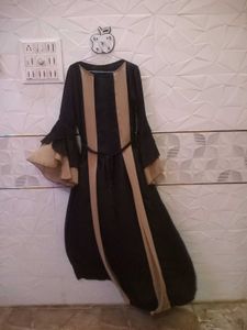Frill Abaya With Hijab