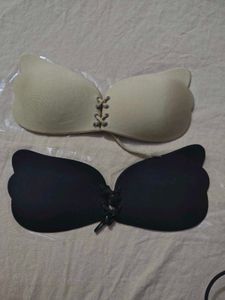 Free Size Sticky Padded Bra Combo