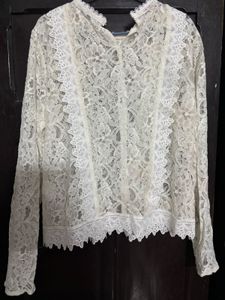 Lace Long Sleeve Top