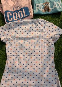 3 tshirt cotton like new in sale , hurry up