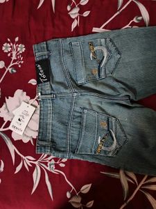 Straight Fit Dust Blue Jeans