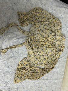 Yellow Printed Top