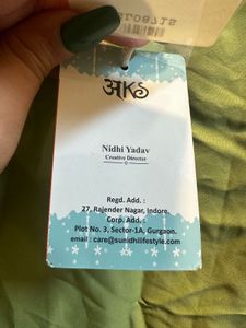 AKS Cold shoulder Kurti New With Tag