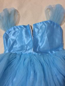 Blue Frock For A Baby Girl