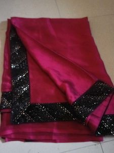Very Beautiful ❤️ Wine Colour Saree
