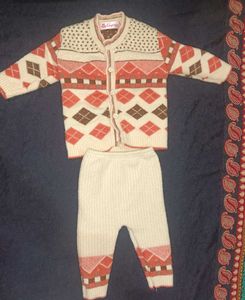 Kids Argyle Knit Set