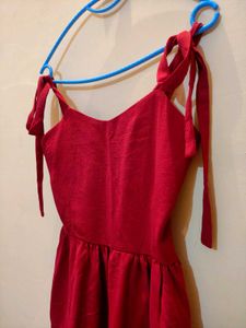 Red Tiered Maxi Dress