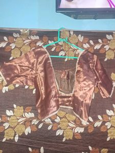 Brown Saree Blouse