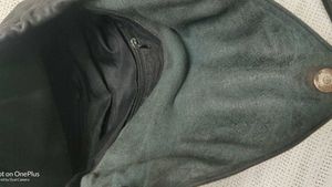 vintage Black Leather Handbag