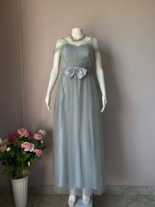 Grey Premium tulle gown