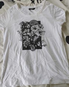 White Graphic T-Shirt