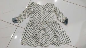 A Line Tie Up Short Kurti