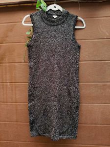 Shimmery Woolen Dress