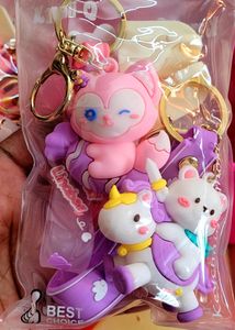 Cute Kawaii-Q Keychain Or Bag Charms Brand New