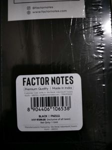Factor Notes All Purpose Journal