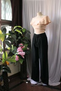 Zara Ruffle Off-Shoulder Top