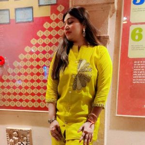 Yellow Embroidered Kurta Set