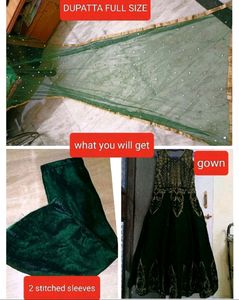 green Designer Gown 🔥😍 Price Dropped Today ❗