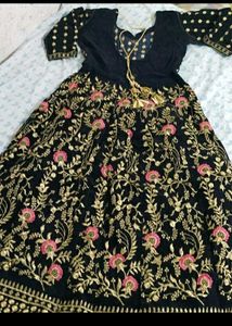 Elegant Embroidered Anarkali Dress