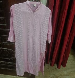 Pink Kurti With Pant