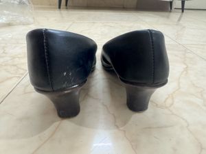 Black Block Heel Pumps