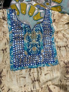 Elegant Mirror work Kurta