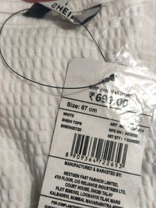 White Flutter Sleeve Top