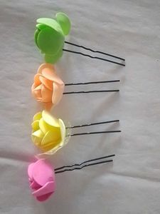 Flower Hair Pins
