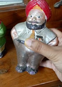 Vintage Punjabi Couple Dolls Set