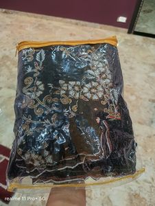 Black Party Wear Saree