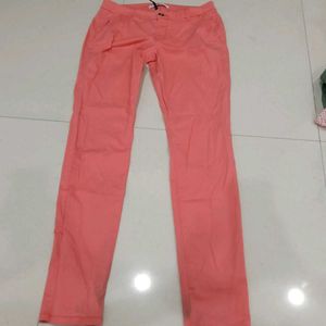 Coral Slim Fit Chinos( Fix Rate)
