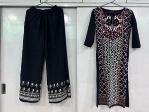 Printed Kurta Plazzo Set