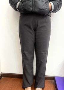 Charcoal High Waist Formal Pant