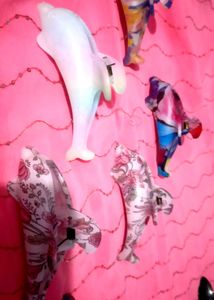 Colorful Dolphin Hair Claw - Set of 5