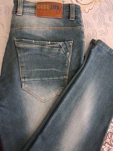 Blue Wash Denim Jeans