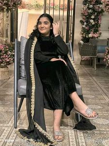 Elegant Black Velvet Salwar Kameez